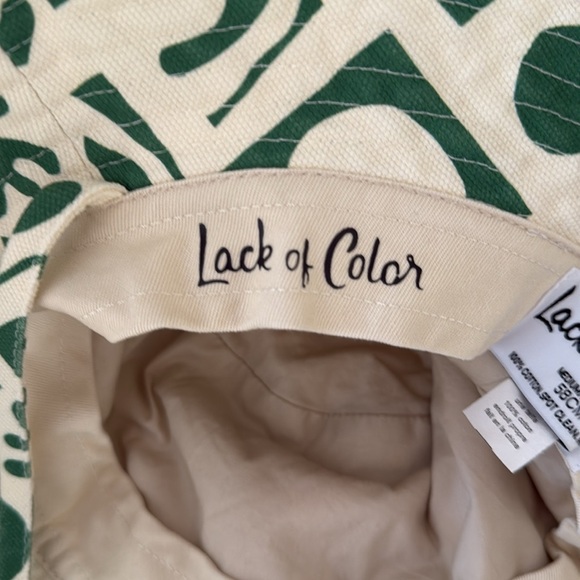 Lack of Color ‘Holiday Bucket’ hat in Formes Green, size M/L - Picture 8 of 11